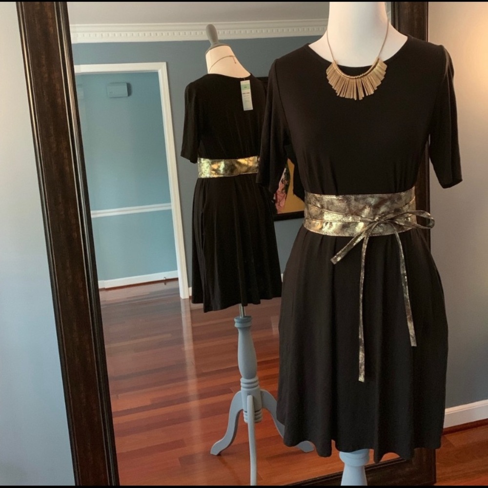 🏷Swing Dress Tunic - Black